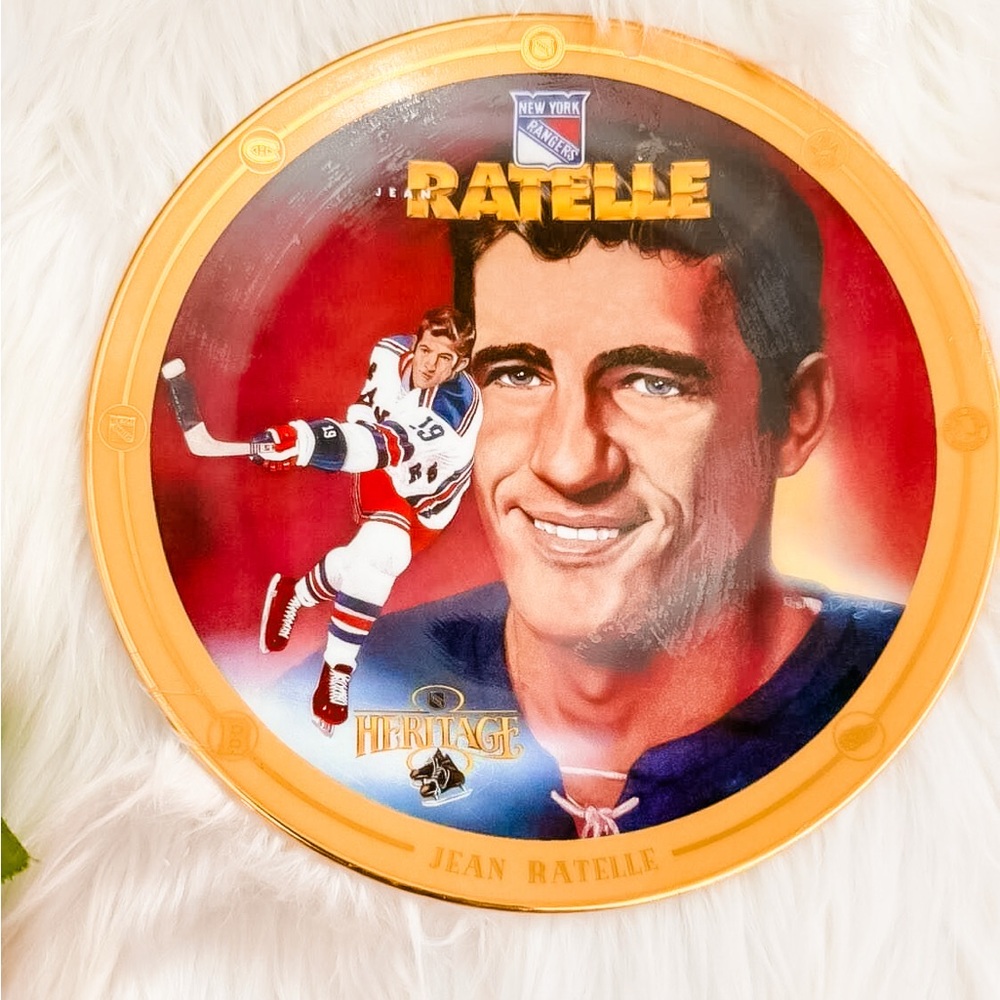 NHL Legends of Hockey's Golden Era Jean Ratelle Collectors‎ Plate